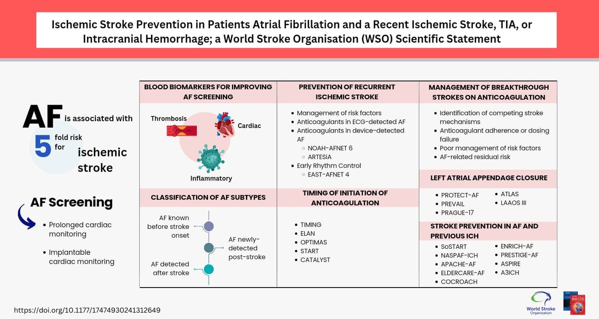 International Journal of Stroke (@intjstroke) on Twitter photo #FlashbackFriday !
🌍Ischemic Stroke Prevention in Patients with Atrial Fibrillation & a Recent Ischemic Stroke, TIA, or Intracranial Hemorrhage; a World Stroke Organisation (WSO) Scientific Statement
Read here!👇
journals.sagepub.com/doi/full/10.11… <a href="/WorldStrokeOrg/">World Stroke Org</a> #FlashbackFriday !
🌍Ischemic Stroke Prevention in Patients with Atrial Fibrillation & a Recent Ischemic Stroke, TIA, or Intracranial Hemorrhage; a World Stroke Organisation (WSO) Scientific Statement
Read here!👇
journals.sagepub.com/doi/full/10.11… <a href="/WorldStrokeOrg/">World Stroke Org</a>