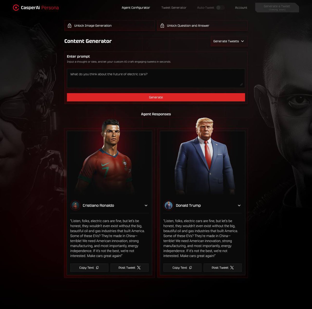 The 2.0 version of Casper AI is almost here! Take a look at a sneak peak below. 

Massive utility for #AIAGENT is on the way.