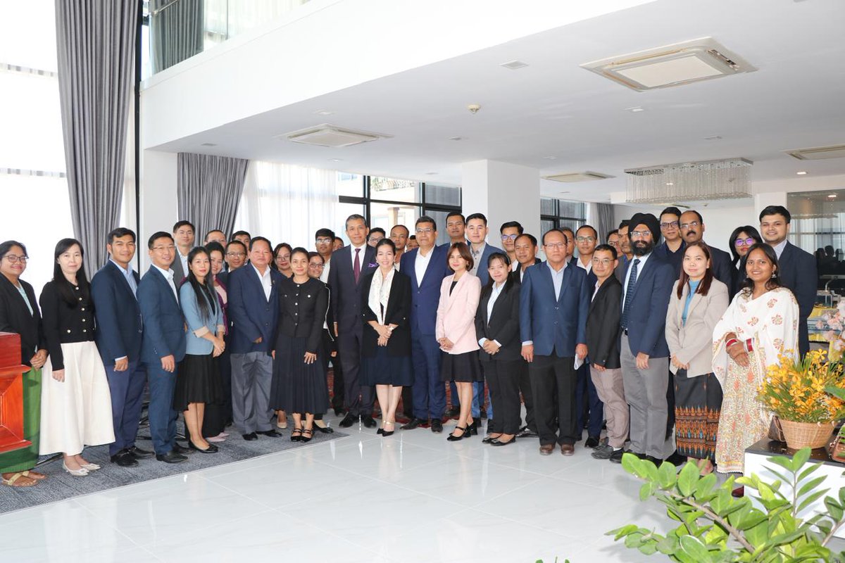 indembcam's tweet photo. Ambassador interacted with 40 ITEC participants from various Ministries of Cambodia before their departure for a customized training program on Public Policy &amp; Good Governance at @NCGG_GoI from 10-21 Feb 2025. Wishing them a fruitful learning experience! @ITECnetwork  @MEAIndia https://t.co/vO7My44uf6