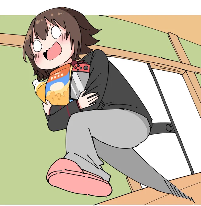 お姉ちゃん、廊下を疾走。 #ガルパン #garupan