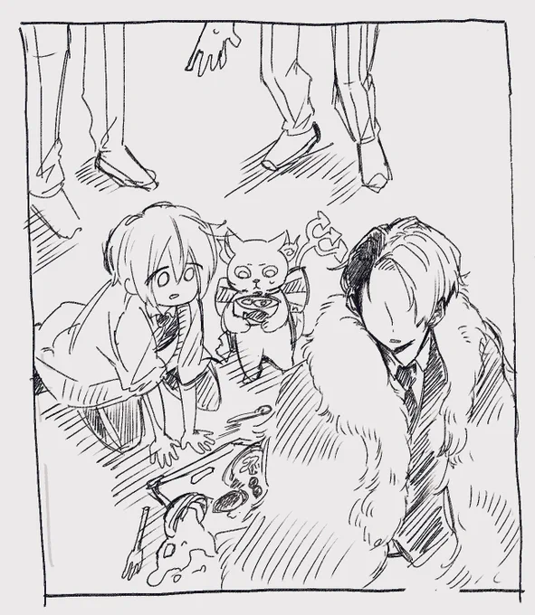 ボツった漫画の地味に気に入っているコマ。 