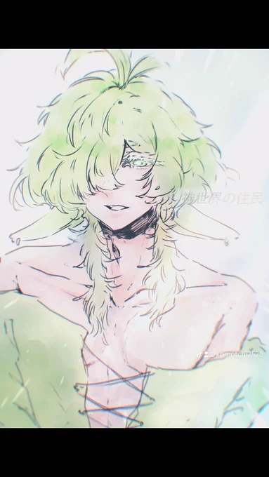 #創作 #オリキャラ デジタルなかなかイイ感じ