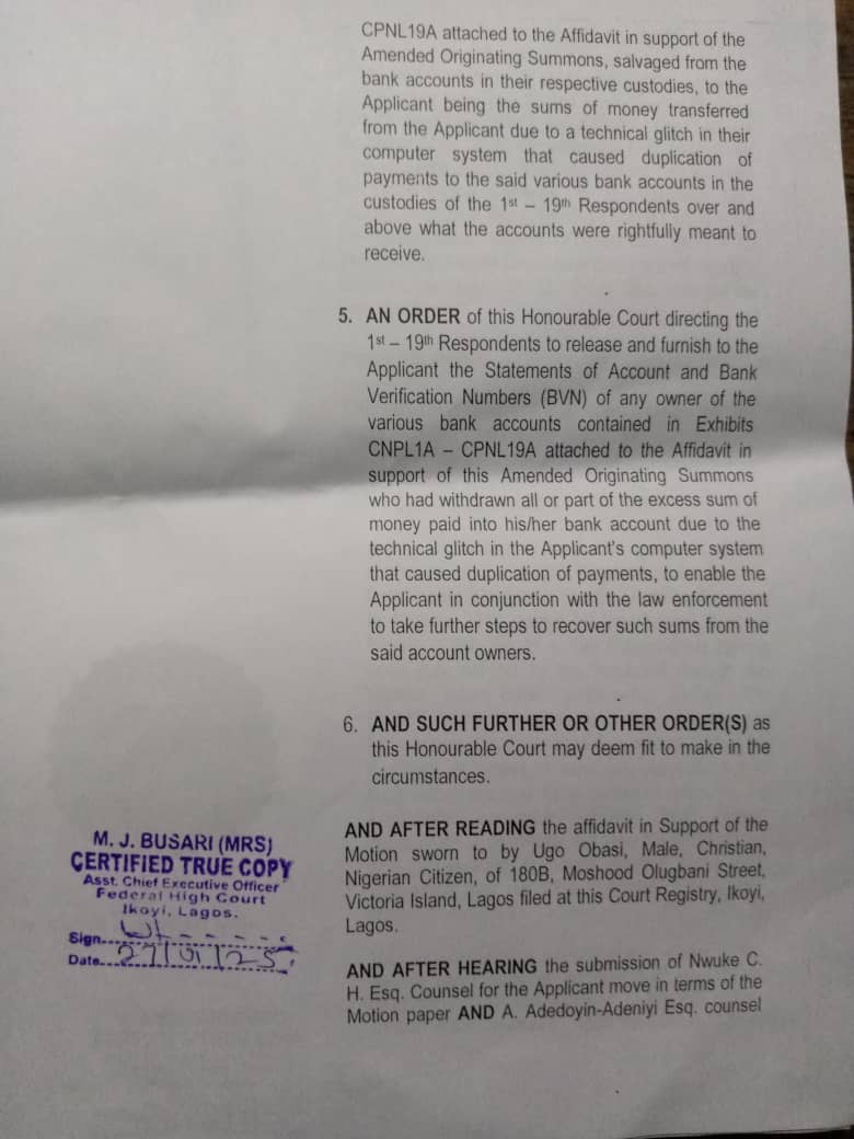 matos_nicholas's tweet photo. @accessbank_help Kindly lift the pnd on my acc 0718658995 Ujadughele Mathew since last yr. I've attached a court order.This is the case no CAS-35081015-G6M1H2. V not heard frm ur CS,which appalling. I need move my fund. V sent copies of the court oder 
Exonerating me to cs team https://t.co/Nuw4KshHNA