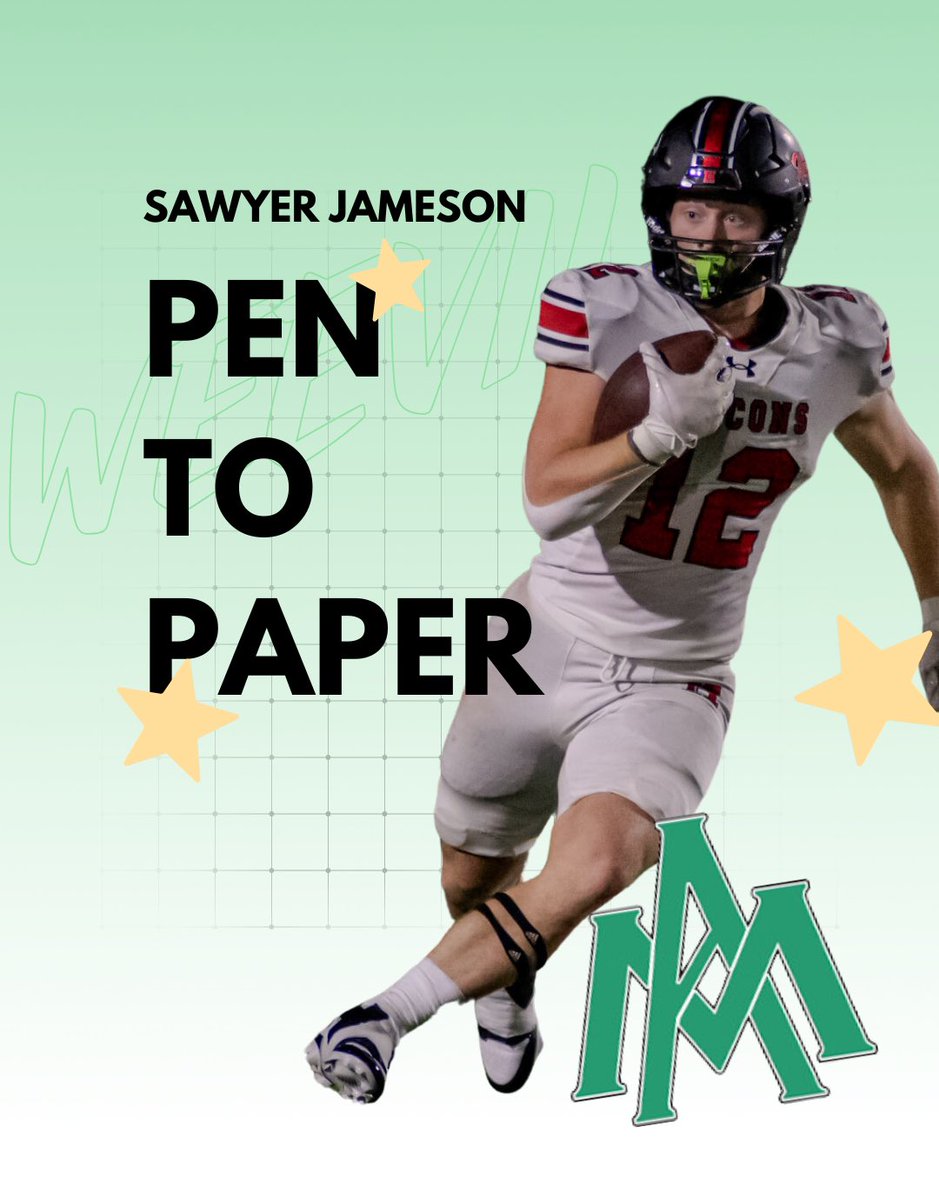 Huffman Falcon Football (@huffman_falcons) on Twitter photo HUGE congrats to <a href="/SawyerJameson12/">Sawyer Jameson</a> on taking it to the next level! <a href="/UAMonticello/">University of Arkansas at Monticello</a> is getting a stud! HUGE congrats to <a href="/SawyerJameson12/">Sawyer Jameson</a> on taking it to the next level! <a href="/UAMonticello/">University of Arkansas at Monticello</a> is getting a stud!