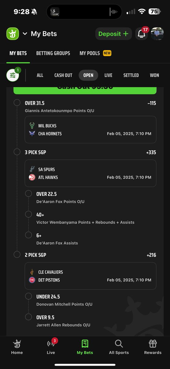 GageSchul's tweet photo. @DKSportsbook #LetDKCook https://t.co/uQ4eZ2nuzF