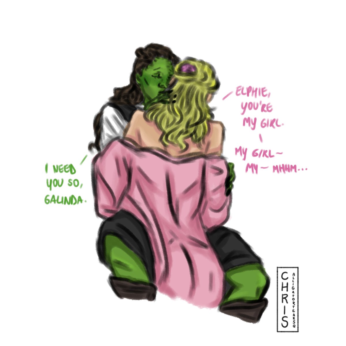 alligatortearsq's tweet photo. Kiss her, just kissssss.....

#Gelphie #Wicked https://t.co/8oX0fKiYiW