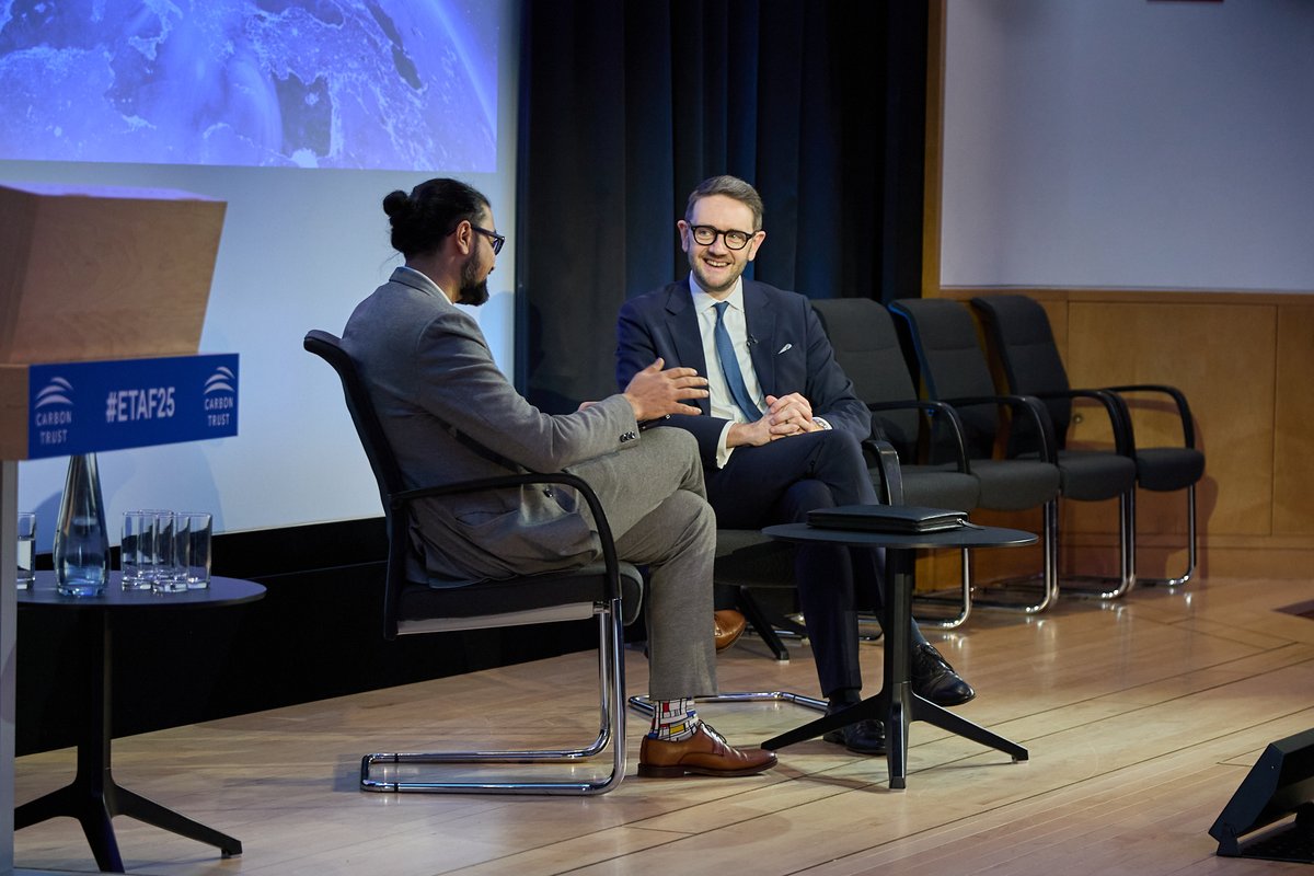 thecarbontrust's tweet photo. What a morning we’ve had so far at the British Library for #ETAF25 🌍

Did you miss the opening plenary? Catch up on all the action here ➡️ https://t.co/keWqFkxXnp https://t.co/Td77IeWDyX