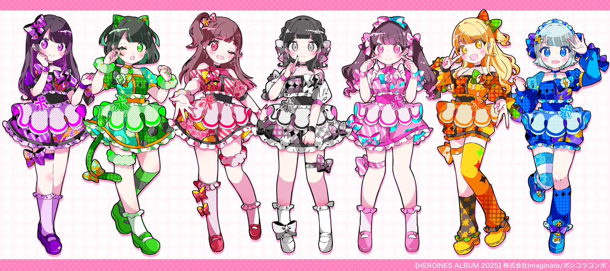 「『HEROINS ALBUM 2025 』ポンコツコンポver.イラスト&衣装デ」|みたう🐹のイラスト