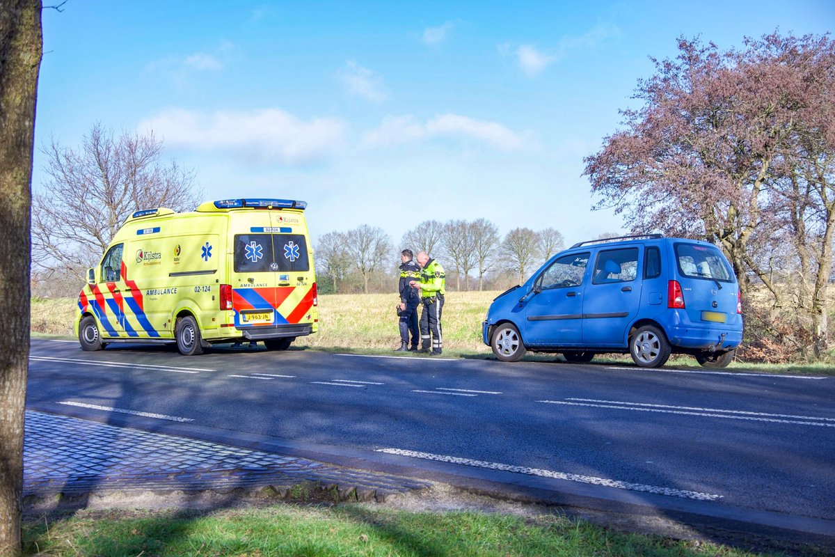 Gewonde bij botsing op N358 bij Drachtstercompagnie