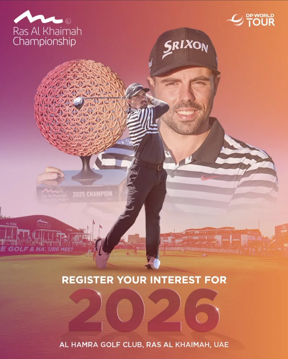 Are you ready for the RAK Championship 2026?  

Register your interest now! shorturl.at/MbOQy

 #RAKChampionship #Golf