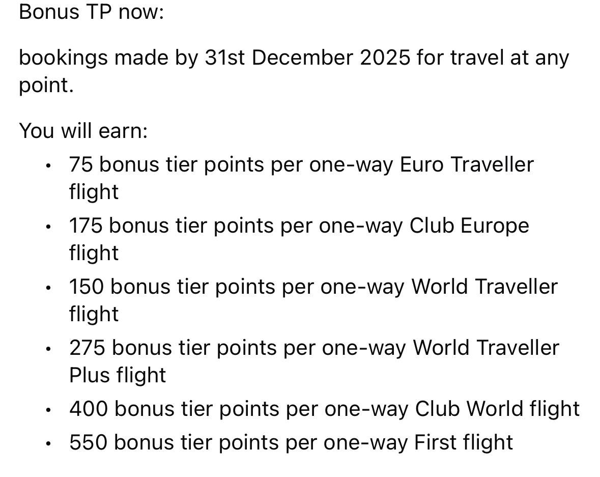 MuffinThrower's tweet photo. So @British_Airways , having only partially realised the fuck up they have made pissing off a whoooole load of its frequent flyers with the “benefits” of the changes to the #ExecutiveClub are offering bonuses now.
Too late.
I booked my travel with @flyingblue already https://t.co/goYfcA7RFJ