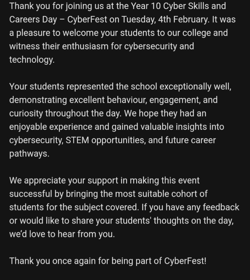 Carr Hill School (@carrhillschool) on Twitter photo Another great email to read about our amazing pupils. Thank you to <a href="/BlackpoolSixth/">Blackpool Sixth</a> for a hugely successful experience in an ever growing industry. #aspiration Another great email to read about our amazing pupils. Thank you to <a href="/BlackpoolSixth/">Blackpool Sixth</a> for a hugely successful experience in an ever growing industry. #aspiration