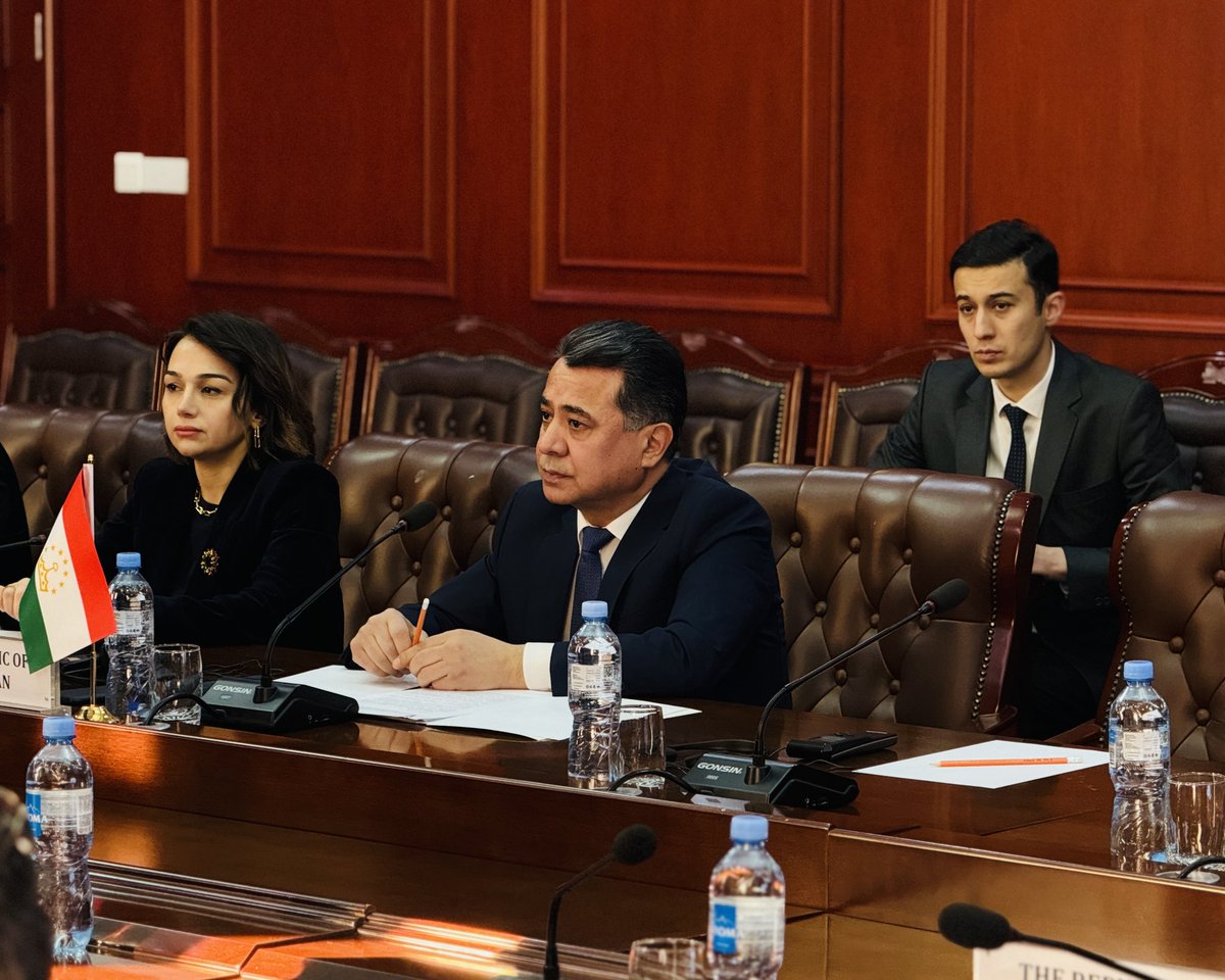 🇪🇺🇰🇿🇰🇬🇹🇯🇹🇲🇺🇿
On February 5, 2025, the 6th Meeting of the Special Representatives and Envoys of Central Asian States and the EU for Afghanistan was held in Dushanbe.

#EU4CentralAsia
#Afghanistan