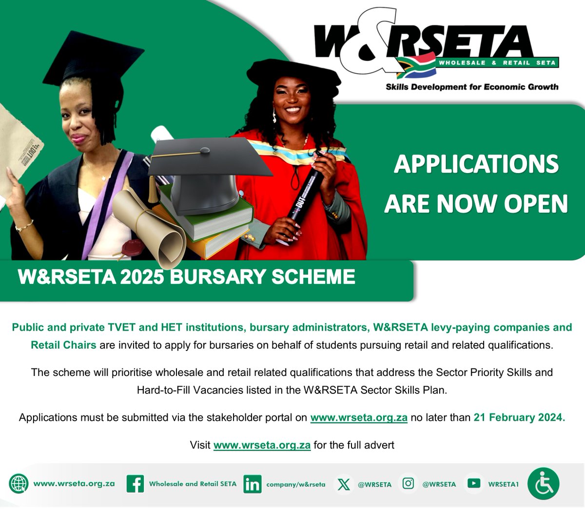 2025 W&amp;RSETA BURSARY SCHEME