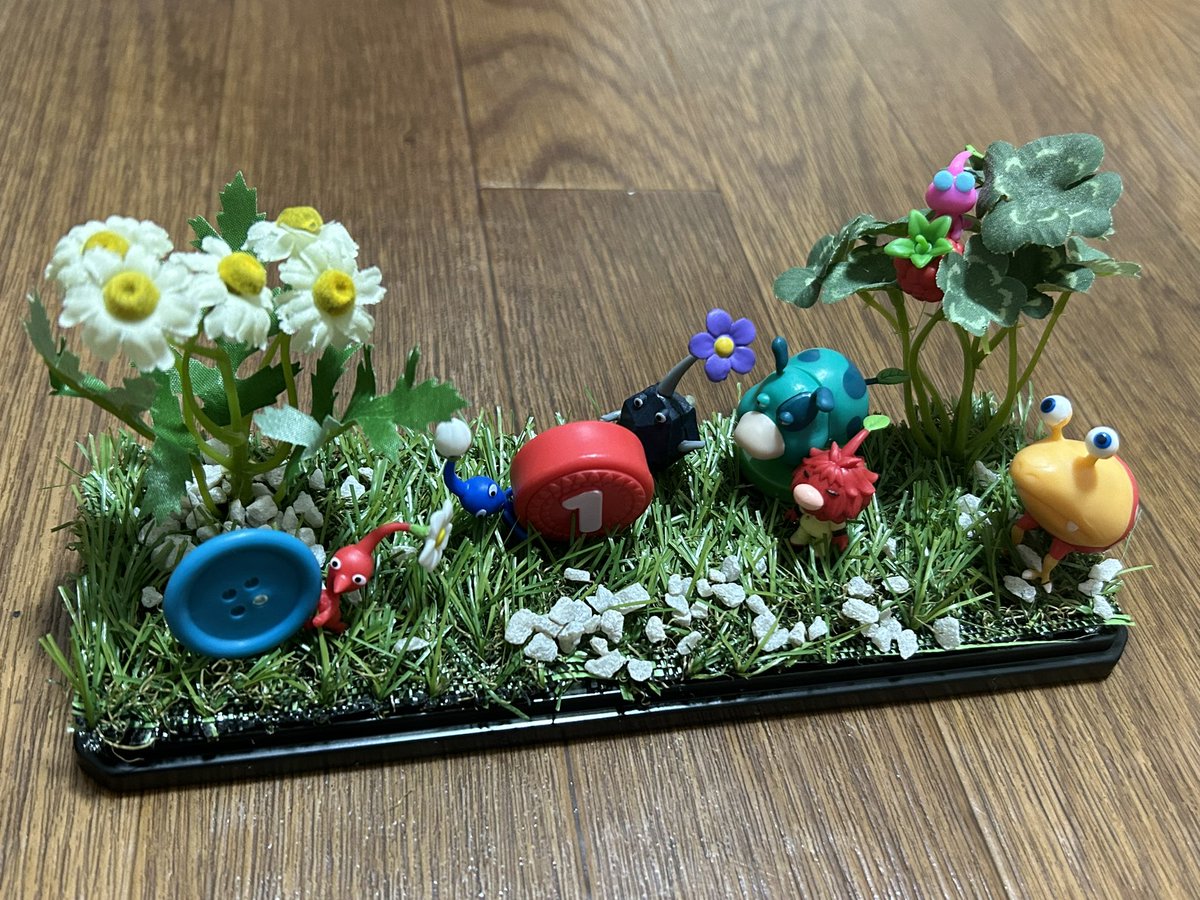 ジオラマセット　オマケ（ピクミンチョコエッグ）付き　ケース付き ジオラマセット オマケ（ピクミンチョコエッグ）付き ケース付き
