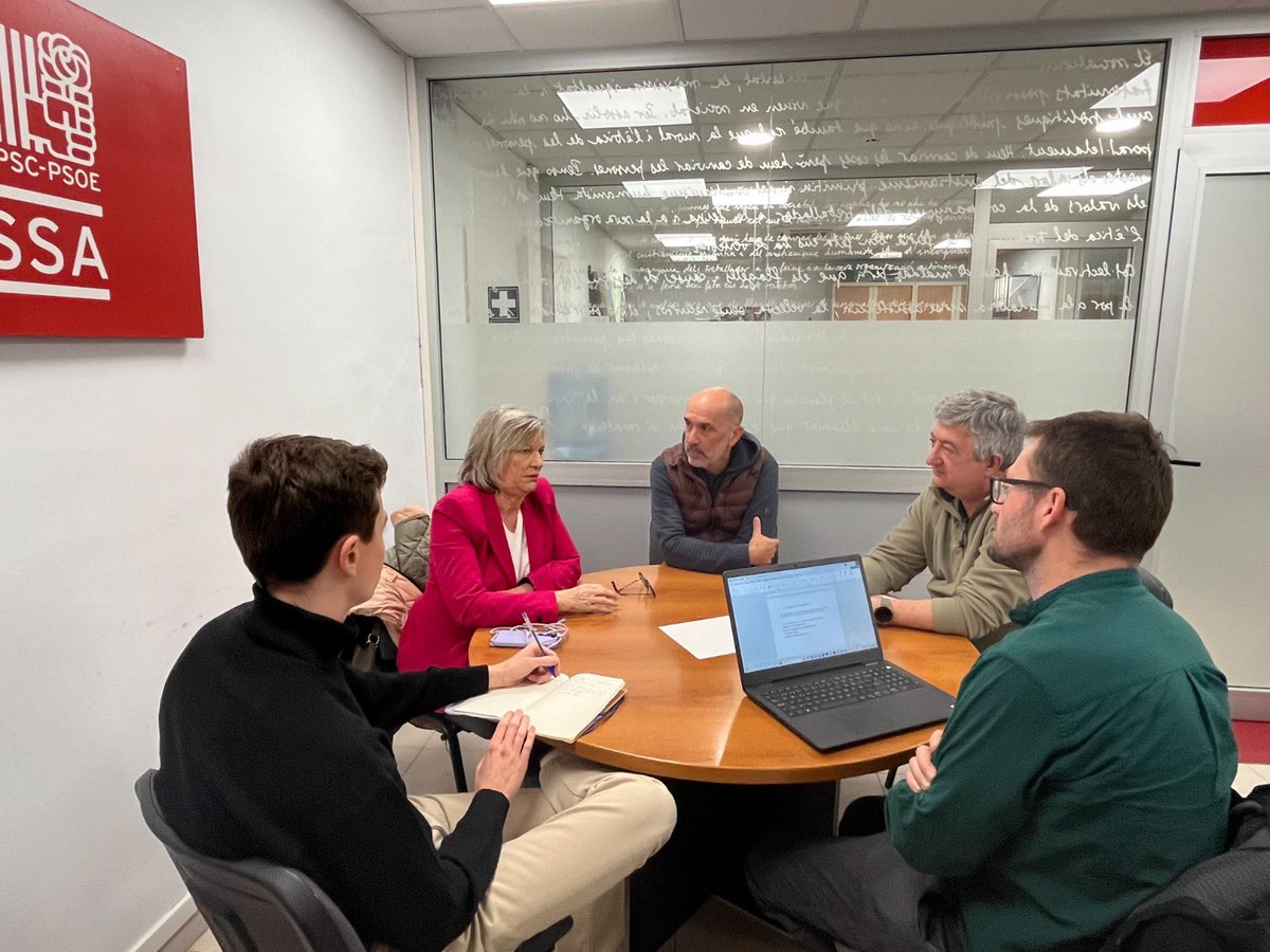 Continuem amb les reunions amb els partits polítics de Terrassa per recollir idees i plans de ciutat 🌳🗒️