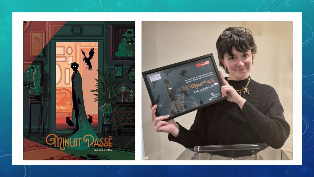 [Interview]Rencontre avec Gaëlle Geniller autrice de «Minuit Passé», un roman graphique qui apprivoise la nuit, lauréate de la mention spéciale Pass Culture Canal BD pour «Minuit Passé » (Delcourt). viabooks.fr/interview/gael…
#BD #bdangouleme #interview