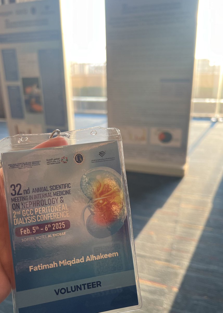 FatimahMiqdad's tweet photo. 32nd Annual Scientific Meeting in Internal Medicine on Nephrology &amp; 2nd GCC Peritoneal Dialysis Conference! 💜 https://t.co/3YLAaLmpMj
