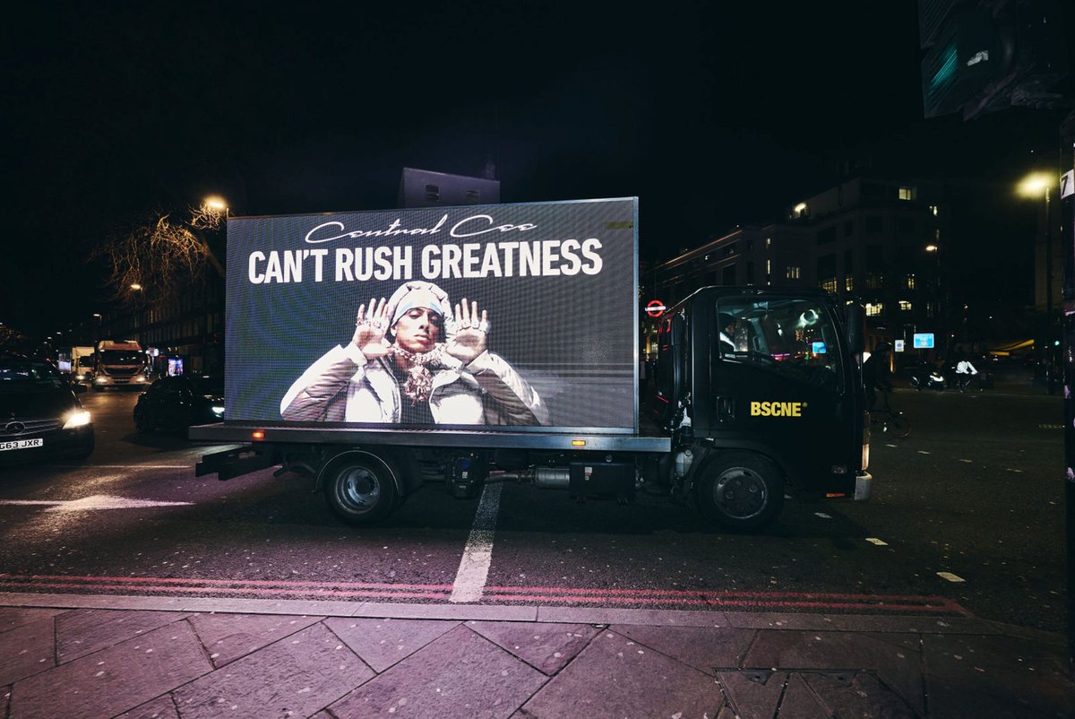 Happy to support Central Cee and the team with the launch of his number 1 album, Cant Rush Greatness!