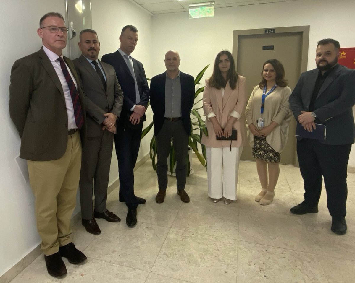 Meeting today in Baghdad with Alexander Hug and his <a href="/TheICMP/">ICMP</a> colleagues. Discussed UNAMI’s cooperation on supporting Iraq in addressing the issue of missing persons in the country, key to our human rights mandate <a href="/UNIraq/">UNAMI</a>