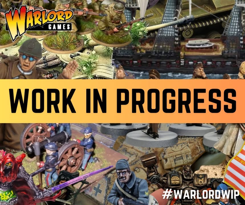 WarlordGames's tweet photo. 🎨 Show Us Your Work in Progress!🎨
What are you working on right now? Drop your pics below!👇✨
#hobby #hobbycommunity #warlordgames #warlord #warlordwip #wip #worksinprogress #paintingwarlord #warlordcommunity #wednesday #wipwednesday https://t.co/r1PL7EgE4F