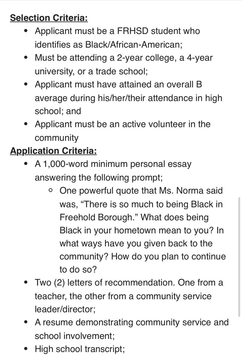 Seniors: See the attached for a great scholarship opportunity