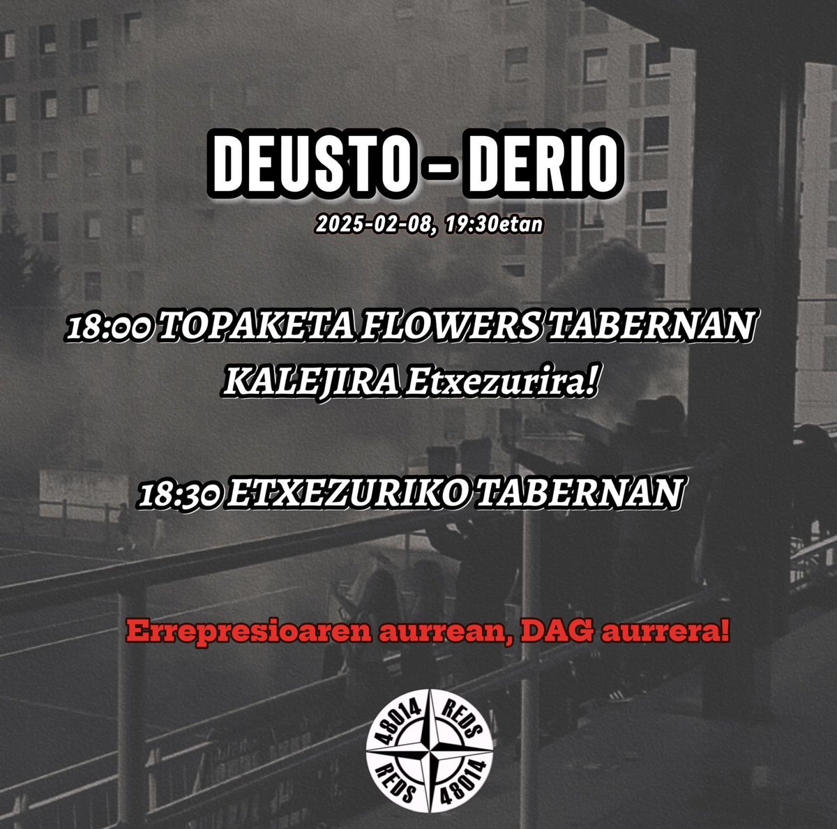 ERREPRESIOAREN AURREAN, DAG AURRERA.