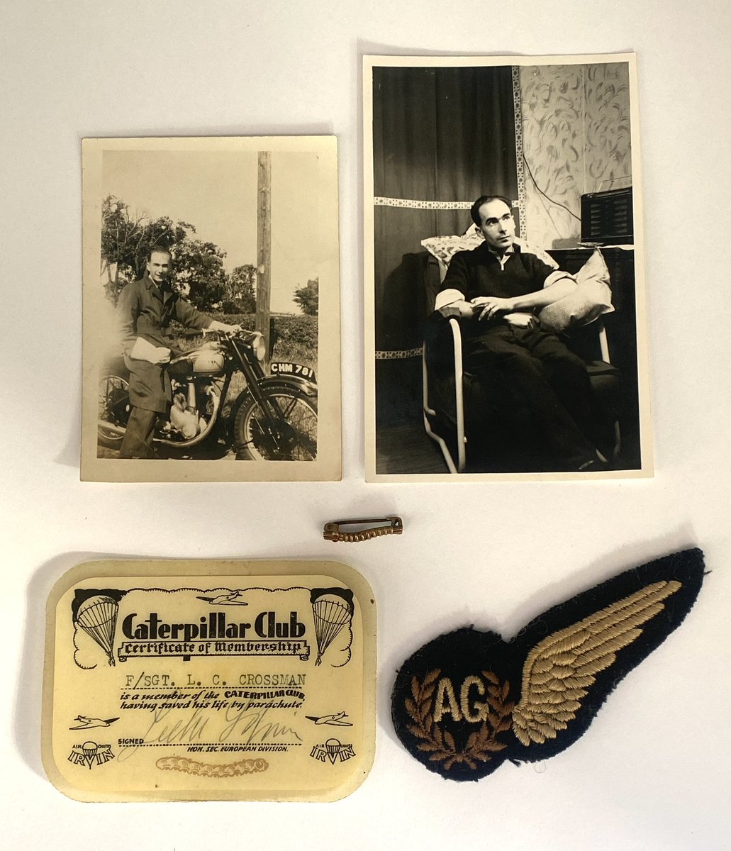 Coming up in our Feb 26th Medals &amp; Militaria auction, this scarce and desirable WW2 era Caterpillar Club badge, membership card, and other associated items belonging to Flight Sergeant Leonard Charles Crossman Royal Airforce.
<a href="/HansonsAuctions/">Charles Hanson</a> <a href="/HansonsUK/">Hansons Auctioneers</a>