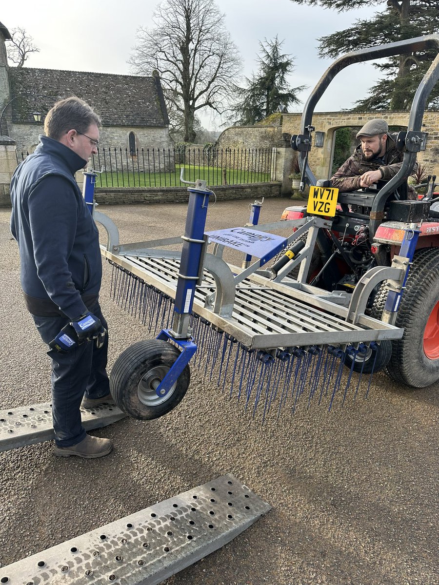 Great demo of the Uni Rake from <a href="/CampeyTurfCare/">Campey™ Turf Care Systems</a> today at one of our grounds. Thanks <a href="/MoodyJas/">Jason Moody</a>