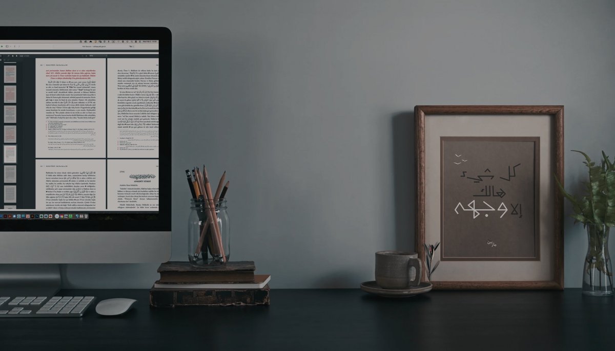 O’nun vechinden başka her şey helâktedir.   
Kasas, 88

#mazeyn