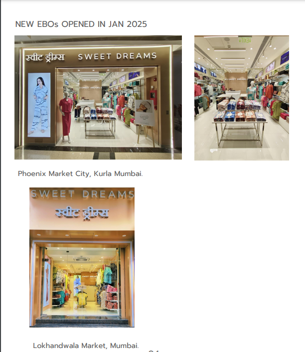 sachprat07's tweet photo. #SME #SDRETAIL #SDREAMS
Sweet Dreams (SD Retail) Monthly Update:
👉4 new EBOs opened in Jan. Total net EBO count stands at 44
👉Focus on expansion in South India with 6 EBOs added till Jan 25
👉H2 accounts to almost 70% yearly revenues, with majority in Q4 https://t.co/bIbJREDCeY