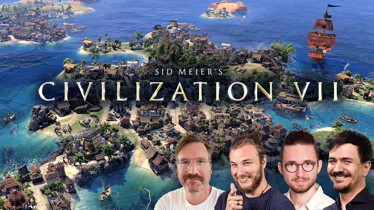 Heute gibt's ein großes Multiplayer-Match in Civilization 7 mit <a href="/HeartshotMusic/">Julius Busch</a>, <a href="/Telerick/">Felix Rick</a>, <a href="/Greu_Lich/">Michael Graf</a> und <a href="/HauserRJ/">Reiner Hauer https://bsky.app/profile/reinerhauser</a>! Vorab erwartet euch noch ein Interview mit dem Game Director <a href="/EdBeach23/">Ed Beach</a>.

Einschalten um 17:45 Uhr➡️twitch.tv/gamestar