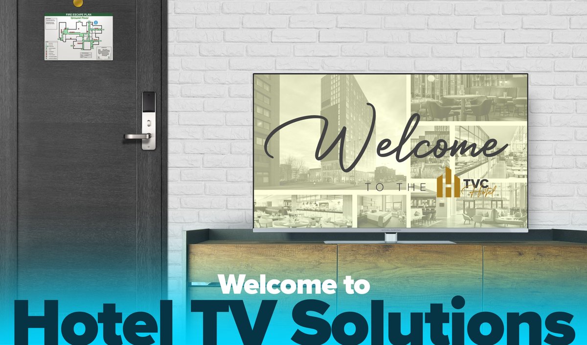 tvcuk's tweet image. 🏨 Welcome To TVC Hotel TV Solutions

TVC Hotel TV Solutions offer a range of flexible, feature-packed options designed to enhance the guest experience.

Learn more about our solutions here: bit.ly/4hVIIj9 

#TVC #HotelTV #HotelTVSolutions #AVTweeps #AVSolutions