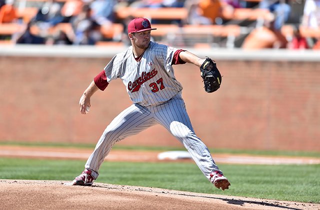 TheSargeDaily's tweet photo. 9 DAYS TILL THE SEASON

FORMER GAMECOCK OF THE DAY:
WIL CROWE

•Years played~2014-17
•Position~RHP
Career Stats-
•ERA~3.48
•WHIP~1.22
•K/9~7.9
•BB/9~2.6
•K~208 https://t.co/aXNHYHKtmo