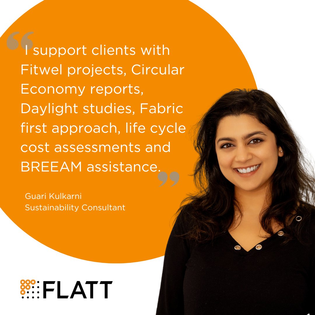 🟧Meet our Sustainability Consultant Gauri Kulkarni

Gauri is a Sustainability Consultant with experience in sustainable development, design, life cycle assessment (LCA), and environmental efficiency.