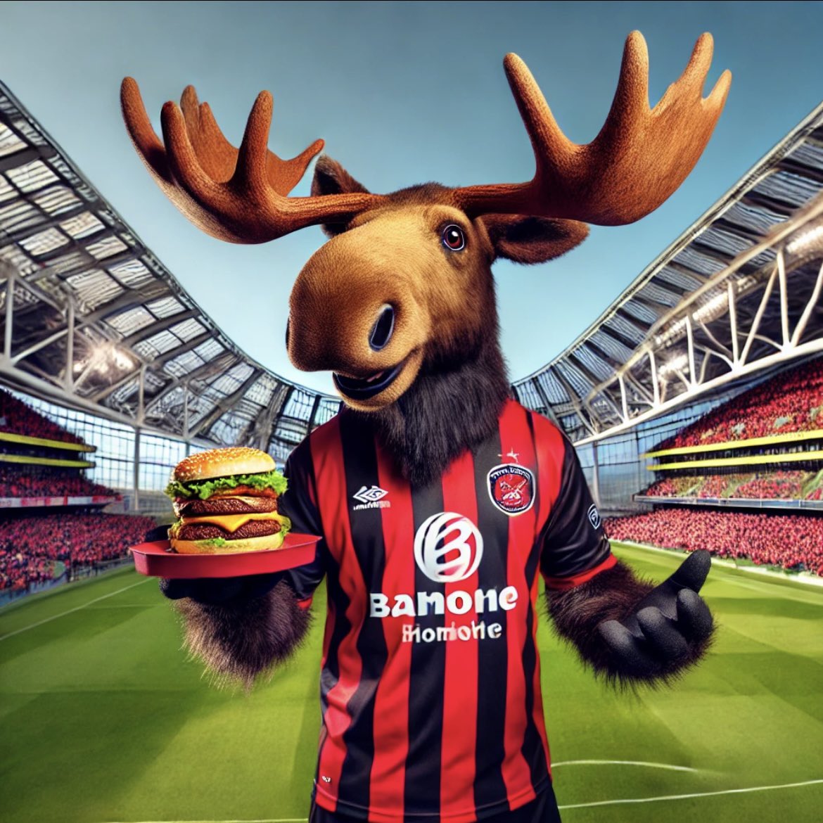 The moose collects his Bunsen scoring bonus