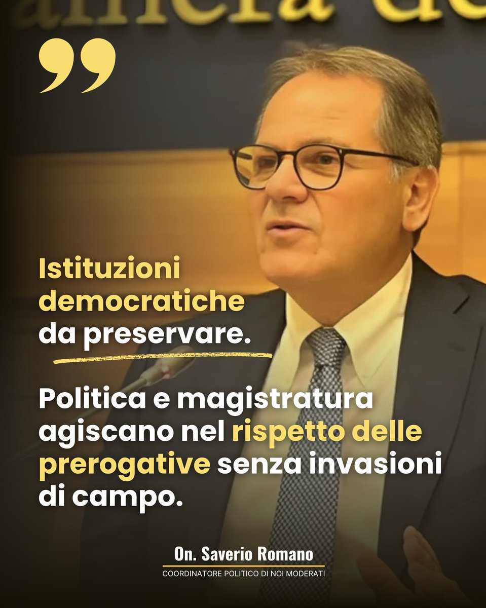 SaverioRomano's tweet photo. Istituzioni democratiche da preservare: politica e #magistratura devono rispettare le proprie prerogative senza invasioni di campo. È essenziale tornare a fondamenti #democrazia, evitando sconfinamenti che destabilizzano le istituzioni e minano la fiducia dei cittadini.#Giustizia https://t.co/35JQmUj4S4