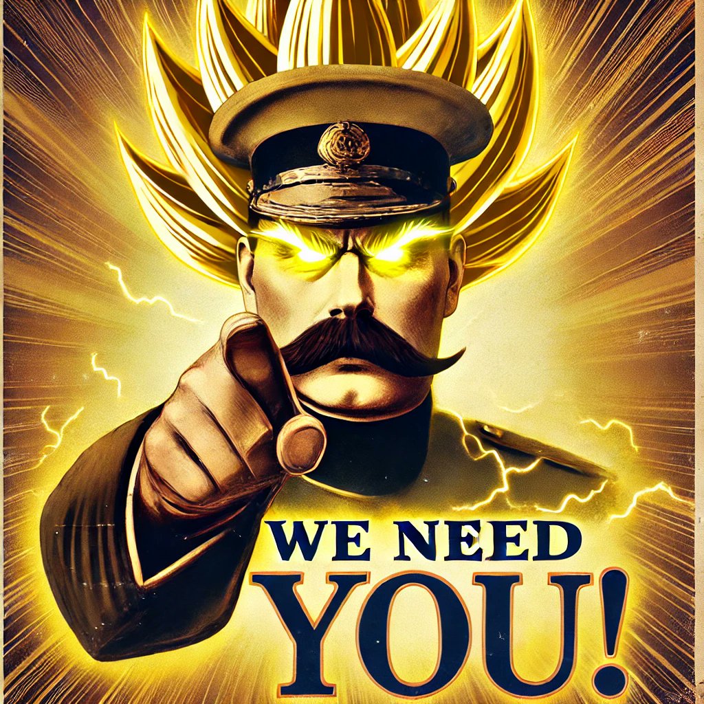 based_boku's tweet photo. 🚨 Calling all warriors!

The Saiyan Army needs YOU! ⚡🔥

Only the strongest survive. Only the boldest ascend. The Saiyan Army is recruiting new fighters to unlock their true potential.

Are you ready to power up and take $BOKU to the next level?

Comment “I’m ready ⚡️” if you have what it takes to go Super Saiyan! 💪