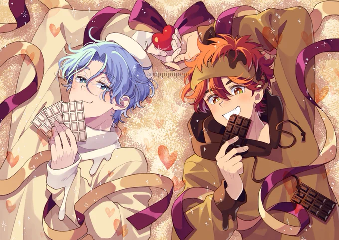 ホワイトチョコ・ミルクチョコ 