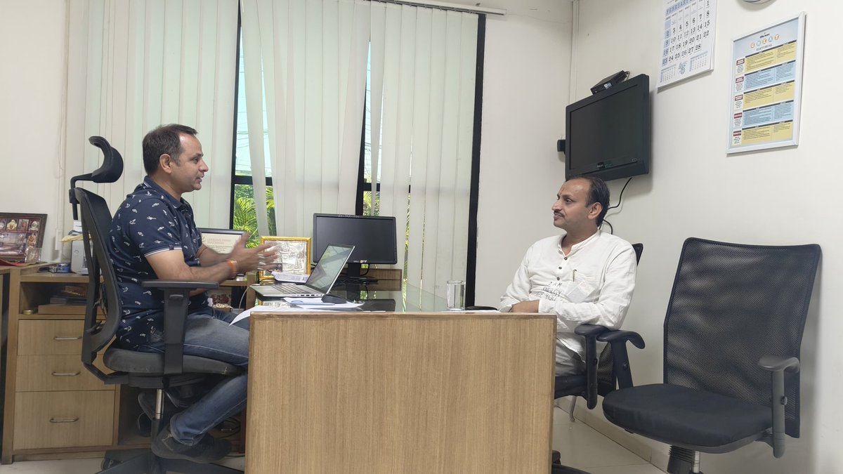 Energy_Swaraj's tweet image. Meeting at @DainikBhaskar Indore 🇮🇳✨

#IndoreClimateMission #News #SolarManOf India