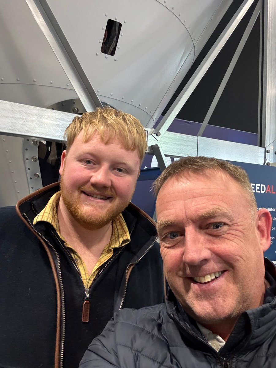 Paul’s been busy chatting Silos with Kaleb <a href="/Dairy_TechUK/">Dairy-Tech</a> this morning 👀 

#SixtyYearsofSilos #WeKnowSilos #TeamDairy