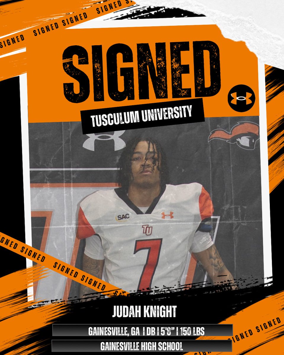 Tusculum Football (@tusculumfb) on Twitter photo SIGNED! 🖊️
Pioneer Nation, welcome our newest member of the Pioneer Family <a href="/JudahKnight1/">Judah Knight</a> 🟠⚫️
#PioneerUp #TusculumFootball SIGNED! 🖊️
Pioneer Nation, welcome our newest member of the Pioneer Family <a href="/JudahKnight1/">Judah Knight</a> 🟠⚫️
#PioneerUp #TusculumFootball