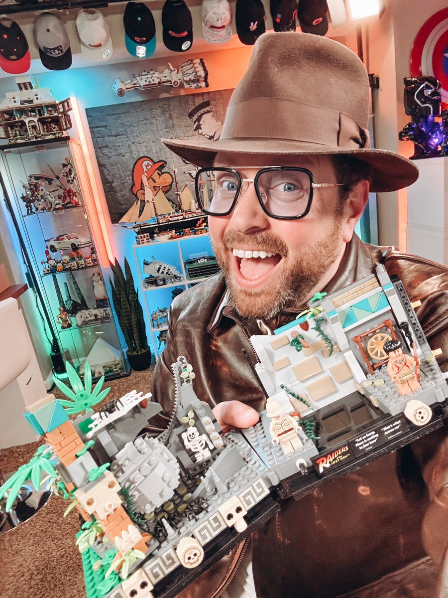 ZachMRutledge's tweet photo. The start to Indiana Jones Adventure Month was AMAZING! First - The Temple of the Golden Idol... and LEGO nailed it! Perfect blend of display ability and playability. - Stop by the live streams for both LEGO building &amp; the Indiana Jones and the Great Circle game all month long! https://t.co/by30Y6fEM1