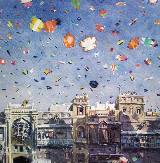 folkloristan's tweet photo. Paintings capturing the essence of Basant are not a contemporary idea. They date back as far back to the Mughal Empire! https://t.co/F46kwKF7LF