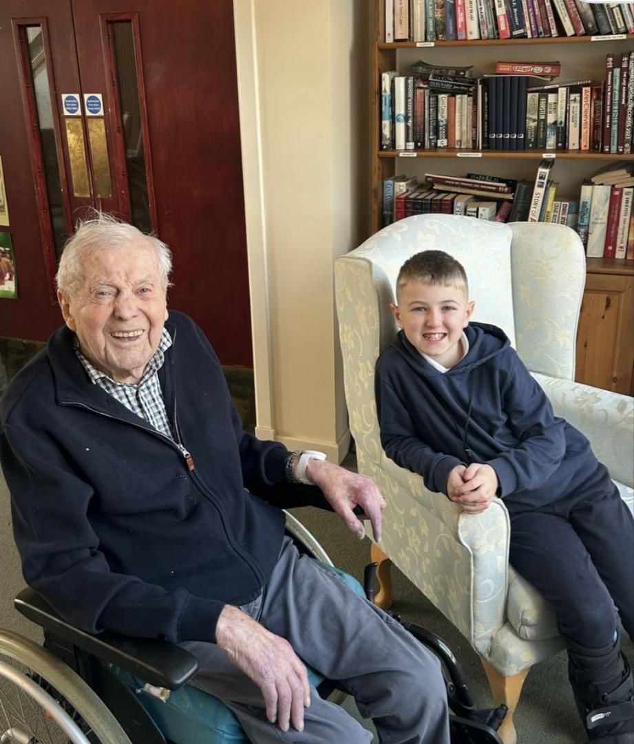 This is the happiness generated from #intergenerational projects ☺️