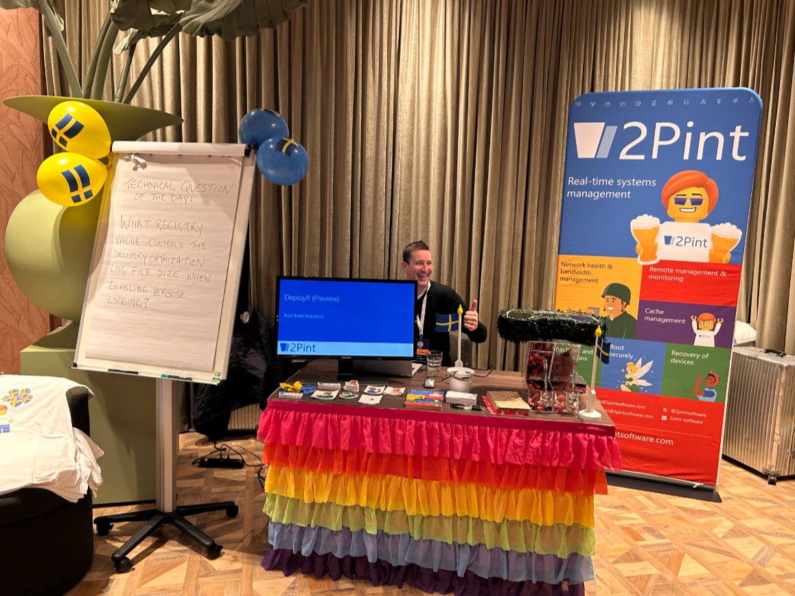 2pintsoftware's tweet image. 2Pint are at #wpninjaconnect today ! @matbg is there looking lonely at the booth so feel free to go and bug him! @mniehaus is also there - ask him about #DeployR :-)