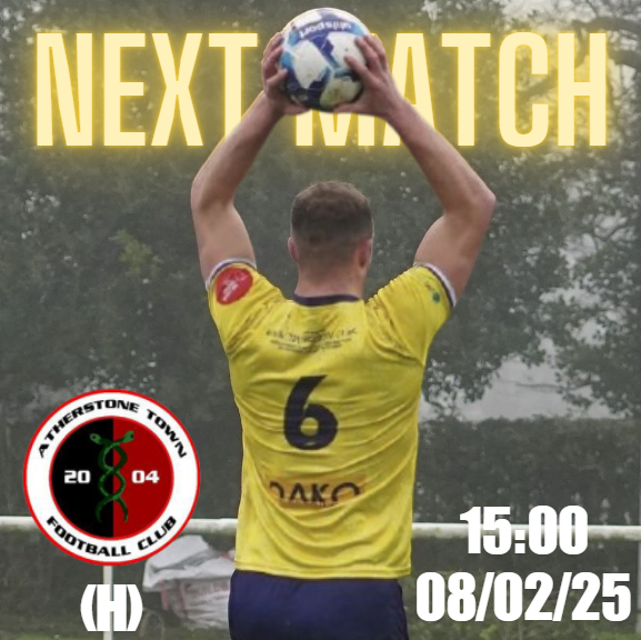 UttoxeterTownFC's tweet photo. COMING UP⚽️: Back to business this Saturday💪As we host Atherstone Town!

🗓️08/02/25
⏰3PM
🏟️Oldfields Sports Ground
📍ST14 7JX

#UTFC | #WeAreUttoxeter | #OurTown 🟡🔵 https://t.co/zjDHJXNkfp