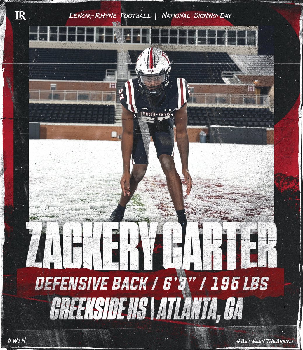 Welcome #BetweenTheBricks 🧱🐻🧱
<a href="/ZackCarterATH/">Zackery (Zack) Carter/ATH</a> 

#W1N | #NationalSigningDay