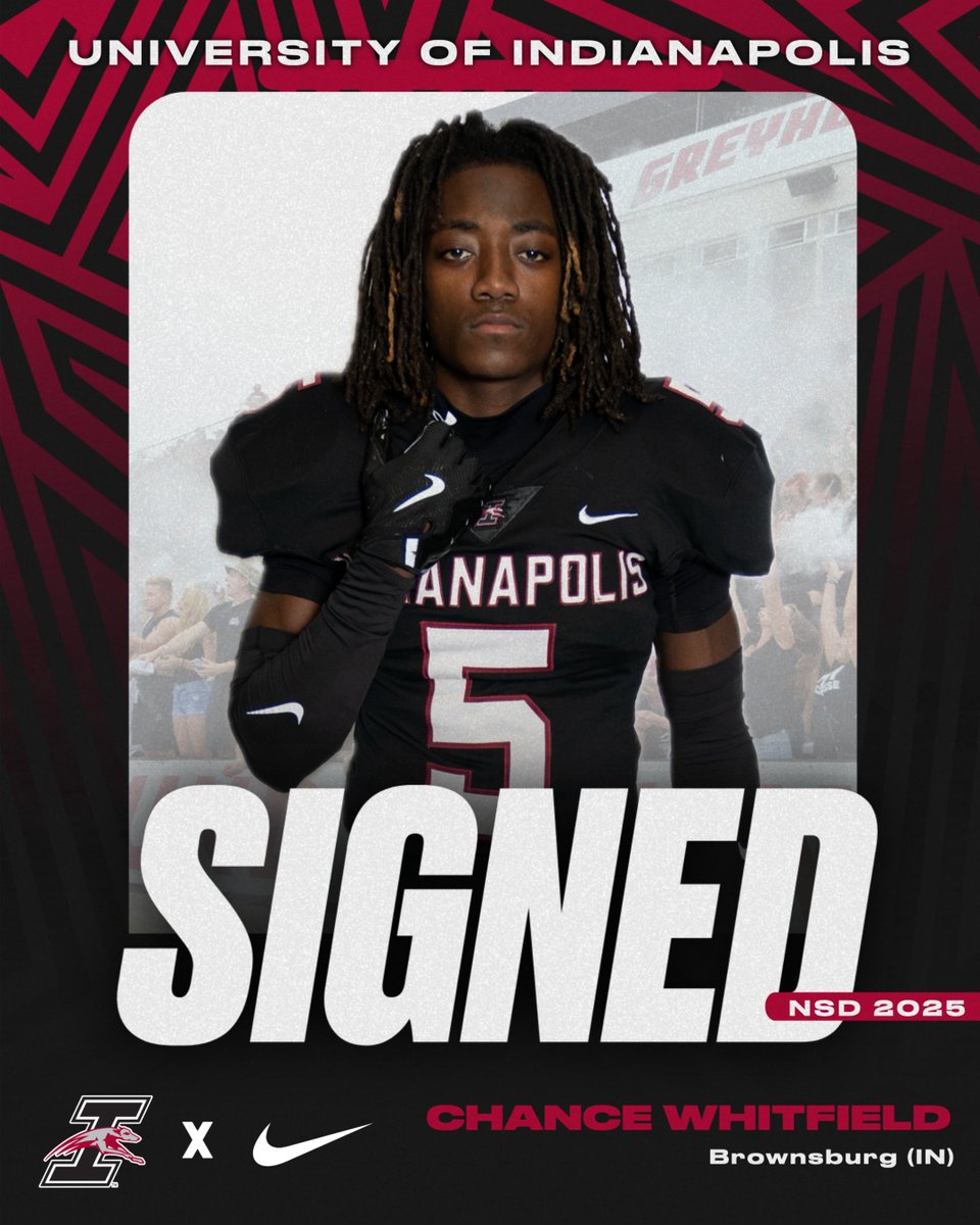 UIndy Football (@uindyfb) on Twitter photo Welcome 2⃣TheHound5⃣‼️
👤 <a href="/CrumedyChance/">Chance whitfield</a>
🏈 Brownsburg (IN)
🎞️ tinyurl.com/ms8k3wvn
#GoHounds | #TogetherWeWin Welcome 2⃣TheHound5⃣‼️
👤 <a href="/CrumedyChance/">Chance whitfield</a>
🏈 Brownsburg (IN)
🎞️ tinyurl.com/ms8k3wvn
#GoHounds | #TogetherWeWin