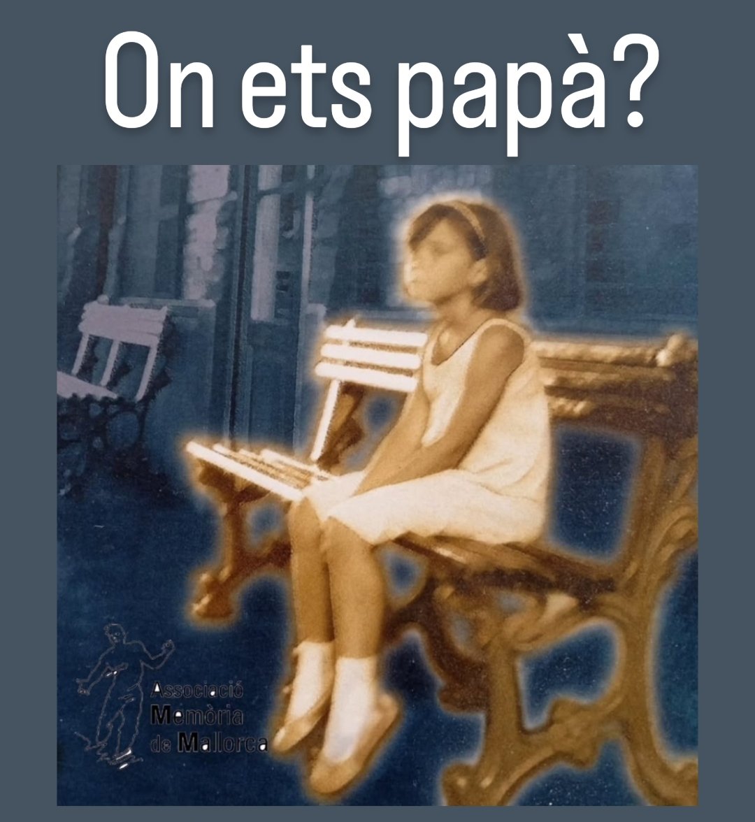 MemoriaMallorca's tweet photo. Na Catalina contava que anava de petita cada dia al tren a esperar que son pare, n'Andreu París, tornes a casa ja que, segons els falangistes l'havien 'alliberat' i que 'si no torna és que s'havia anat amb una altra dona'. El crim de negar una mort, el crim de desaparició forçada és de les més greus violacions dels DDHH, no sols pel fet de fer-lo desaparèixer sinó, i també, per l'engoixa de la família de no saber on està el familiar.
Andreu París va ser afussellat al març de 1937. La seva dona mai va rebre cap pensió ja que segons els falangistes s'havia anat amb una altra dona.

Aquesta fotografia, realitzada pel nostre company Blas Guevara, representa la història contada per una de les filles d'Andreu París Martorell, na Catalina París Llompart (sen va anar fa pocs mesos). 

La seva família, com a la majoria de famílies víctimes de desaparició forçada, mai deixà de cercar-lo i encara continua fent-ho.
